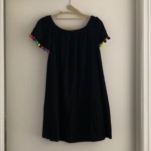 ASOS black off the shoulder dress